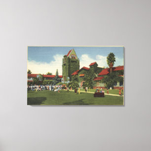 View of San Jose State College Campus Canvas Print