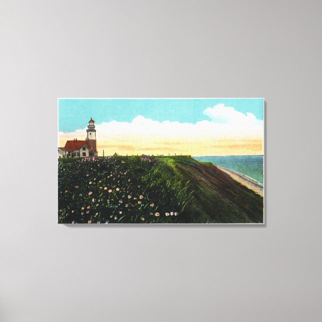View of Sankaty Head Lighthouse Canvas Print (Front)