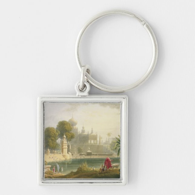 View of Sassoor in the Deccan, from Volume II of ' Keychain (Front)