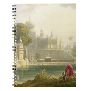 View of Sassoor in the Deccan, from Volume II of ' Notebook