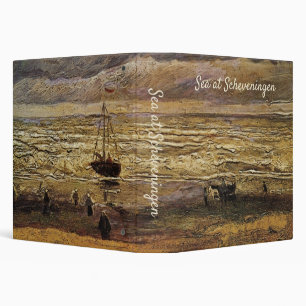 View of Sea at Scheveningen by Vincent van Gogh Binder