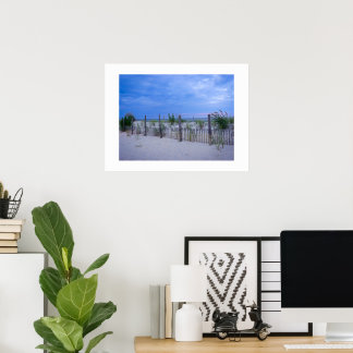 View of Seaside Park Dunes, August 2017 by S.N.  Poster