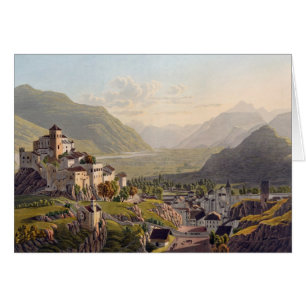 View of Sion, illustration from 'Voyage Pittoresqu