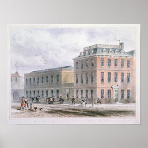 View of Soho Square and Carlisle House Poster