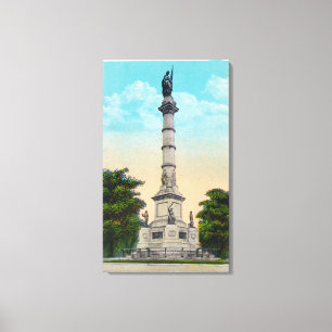 View of Soldiers and Sailors' Canvas Print