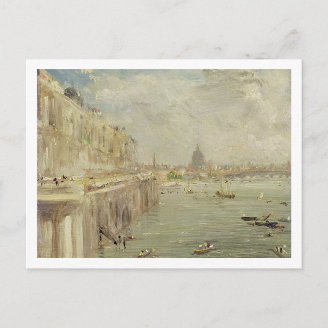 View of Somerset House Terrace and St. Paul's, fro Postcard (Front)