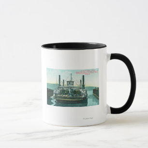 View of SP Ferry Boat Solano in Dock 2 Mug