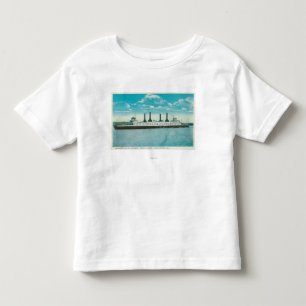 View of SP Steamer Contra CostaPort Costa, CA Toddler T-shirt