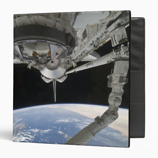 View of Space Shuttle Discovery Binder (Front/Inside)