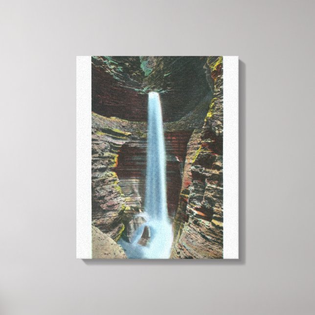 View of Spectacular Cavern Cascade Canvas Print (Front)