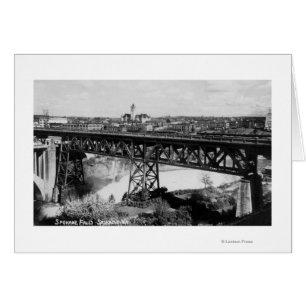 View of Spokane Falls and Bridge