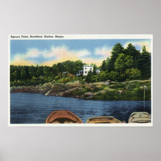 View of Spruce Point Poster (Front)