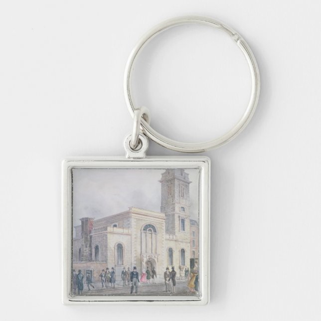 View of St. Bartholomew's Church Keychain (Front)