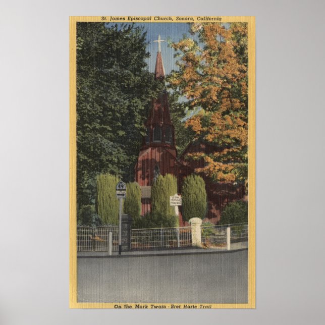 View of St. James Episcopal Church Poster (Front)