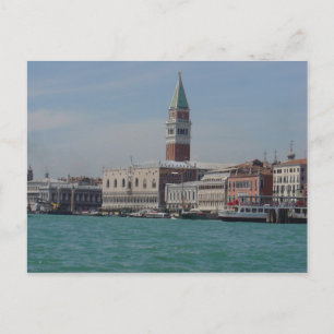 View of St. Mark's Square from Grand Canale, Venic Postcard