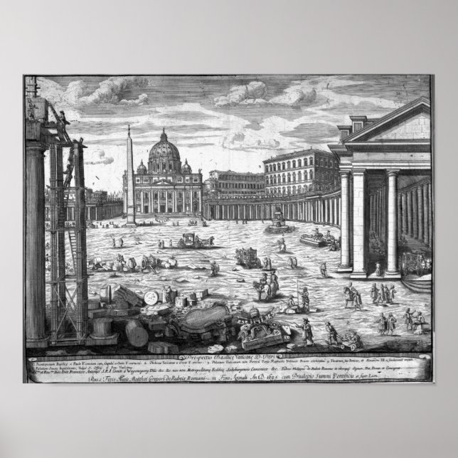 View of St. Peter's, Rome Poster (Front)