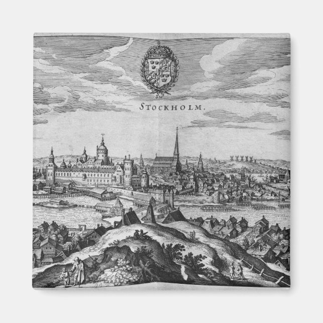 View of Stockholm Magnet (Front)