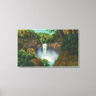 View of Taughannock Falls, 215 Feet High Canvas Print