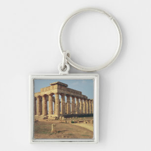 View of Temple E, c.490-480 BC Keychain