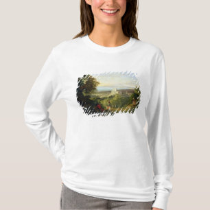 View of Terracina and Monte Circeo, 1833 T-Shirt