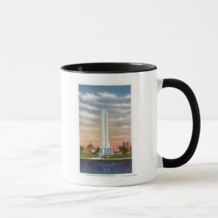 View of Texaco's Giant Thermometer Mug