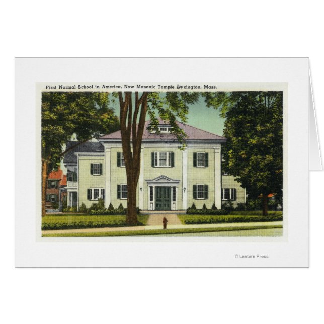 View of the 1st Normal School in America (Front Horizontal)
