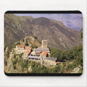 View of the Abbey of St. Martin du Canigou Mouse Pad