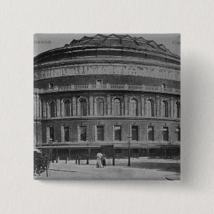 View of the Albert Hall, c.1900 2 Inch Square Button