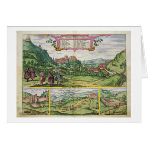 View of the Alhambra, from 'Civitates Orbis Terrar