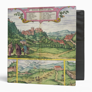 View of the Alhambra, from 'Civitates Orbis Terrar Binder