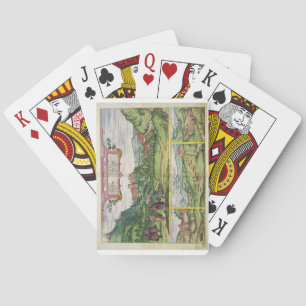 View of the Alhambra, from 'Civitates Orbis Terrar Playing Cards