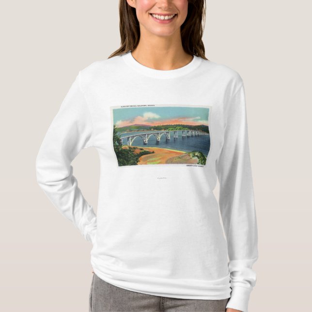 View of the Alsea Bay Bridge T-Shirt (Front)