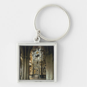 View of the altar and the 'Transparente', c.1720 Keychain