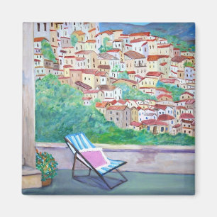 View of the Apricale village Magnet