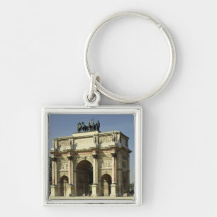 View of the Arc de Triomphe du Carrousel Keychain