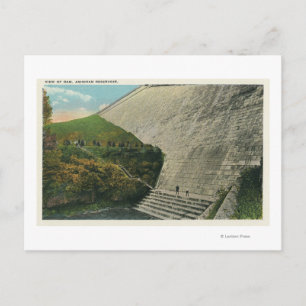 View of the Ashokan Reservoir Dam Postcard