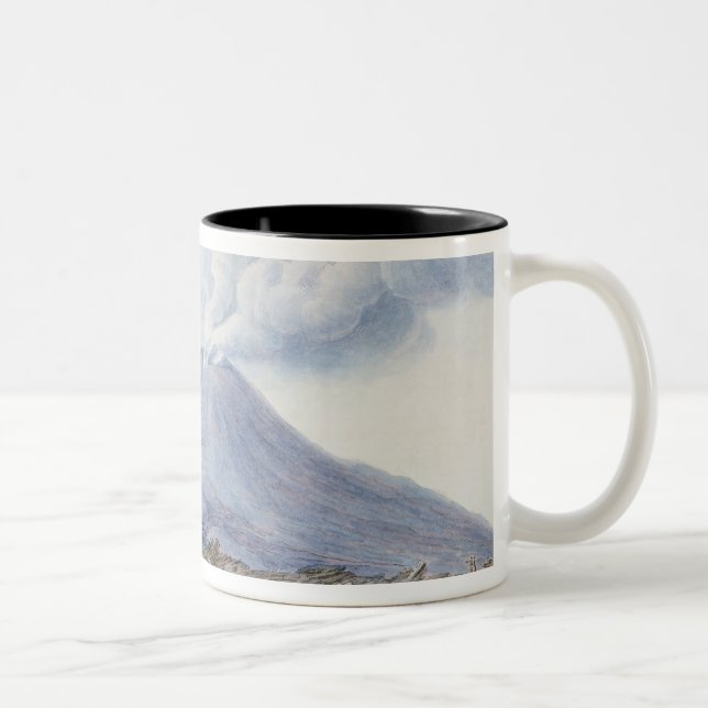 View of the Atrio di Cavallo between Somma and Ves Two-Tone Coffee Mug (Right)