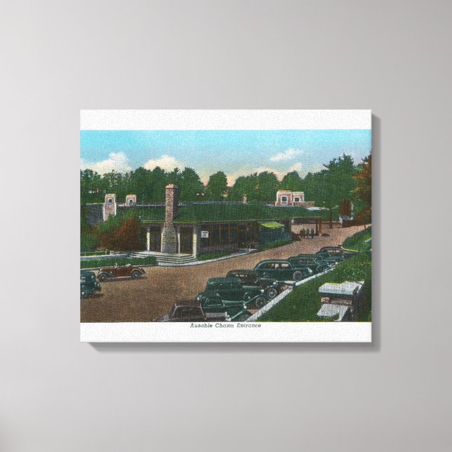 View of the Ausable Chasm Entrance Canvas Print (Front)