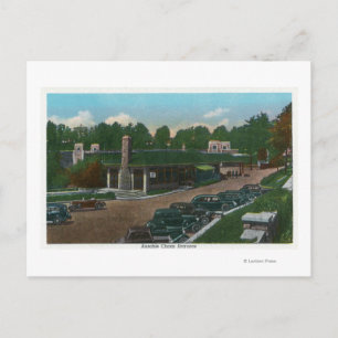 View of the Ausable Chasm Entrance Postcard