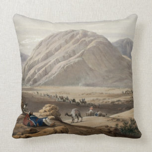 View of the Baba-Naunee Mountain, from 'Sketches i Throw Pillow