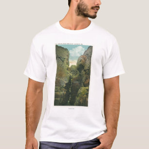View of the Bald Head Cliff Crevice T-Shirt