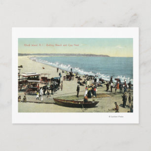 View of the Beach and Clay Head Postcard