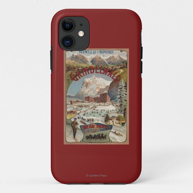 View of the Bear Hotel Promotional Poster Case-Mate iPhone Case (Back)