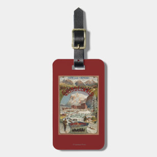 View of the Bear Hotel Promotional Poster Luggage Tag