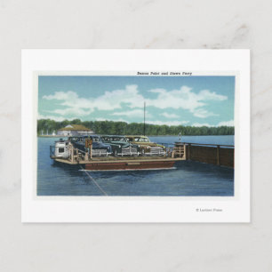View of the Bemus Point and Stow Ferry Postcard