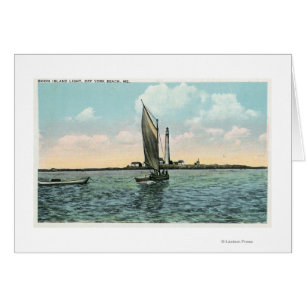 View of the Boon Island Lighthouse off York