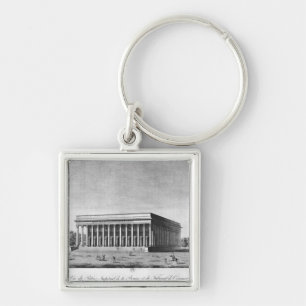 View of the Bourse Imperial Palace Keychain