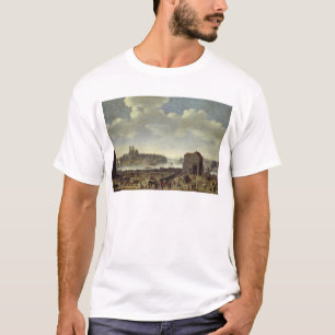 View of the Bridge and Quai de la Tournelle T-Shirt