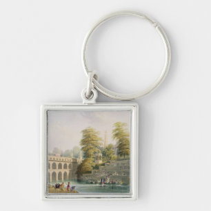 View of the Bridge near Baroda in Guzerat, from Vo Keychain