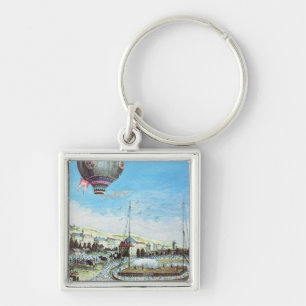 View of the Brolteaux in Lyon and the third flight Keychain